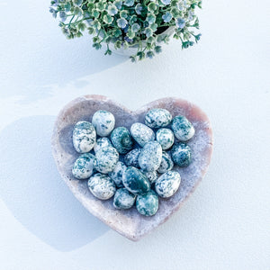 S1745 Tree Agate crystal tumble tumbled tumbles stone 3cm australia. Buy tree agate crystal stones sydney australia. gemrox sydney 1