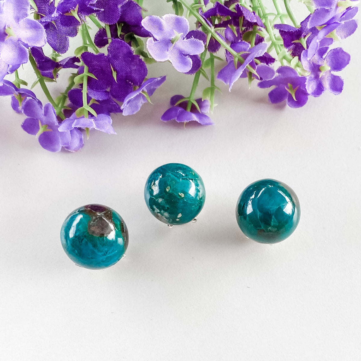 S1765 Chrysocolla crystal mini ball sphere 2cm australia. buy chrysocolla crystals australia. gemrox sydney 1