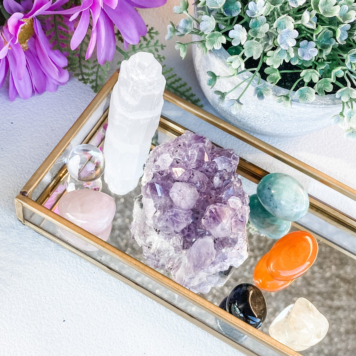 s1628 amethyst crystal cluster raw stone australia. amethyst crystal cluster 7cm australia. gemrox sydney 1