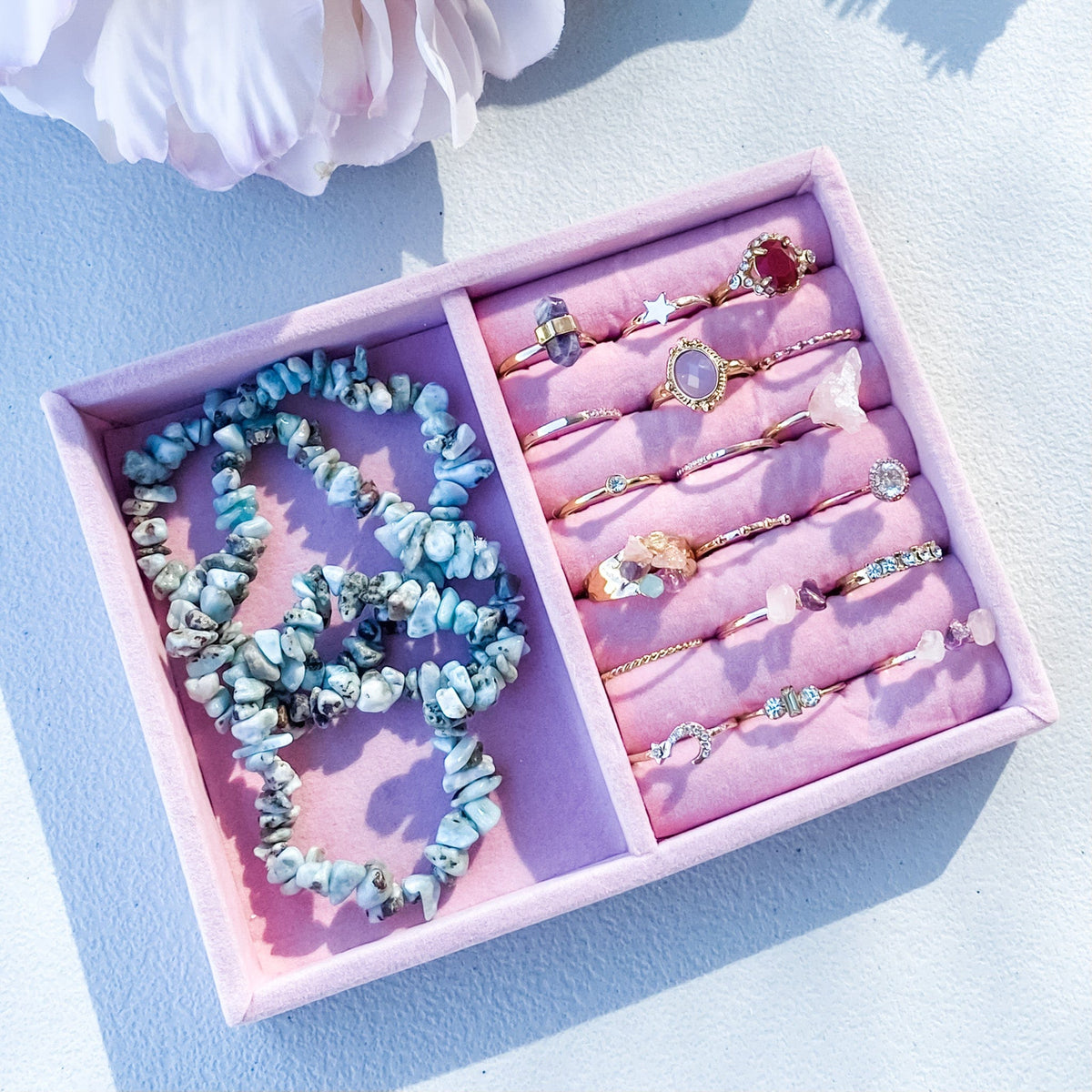 s1637 larimar crystal chip stretch stone healing bracelet australia. larimar crystal bracelet australia. gemrox sydney 1