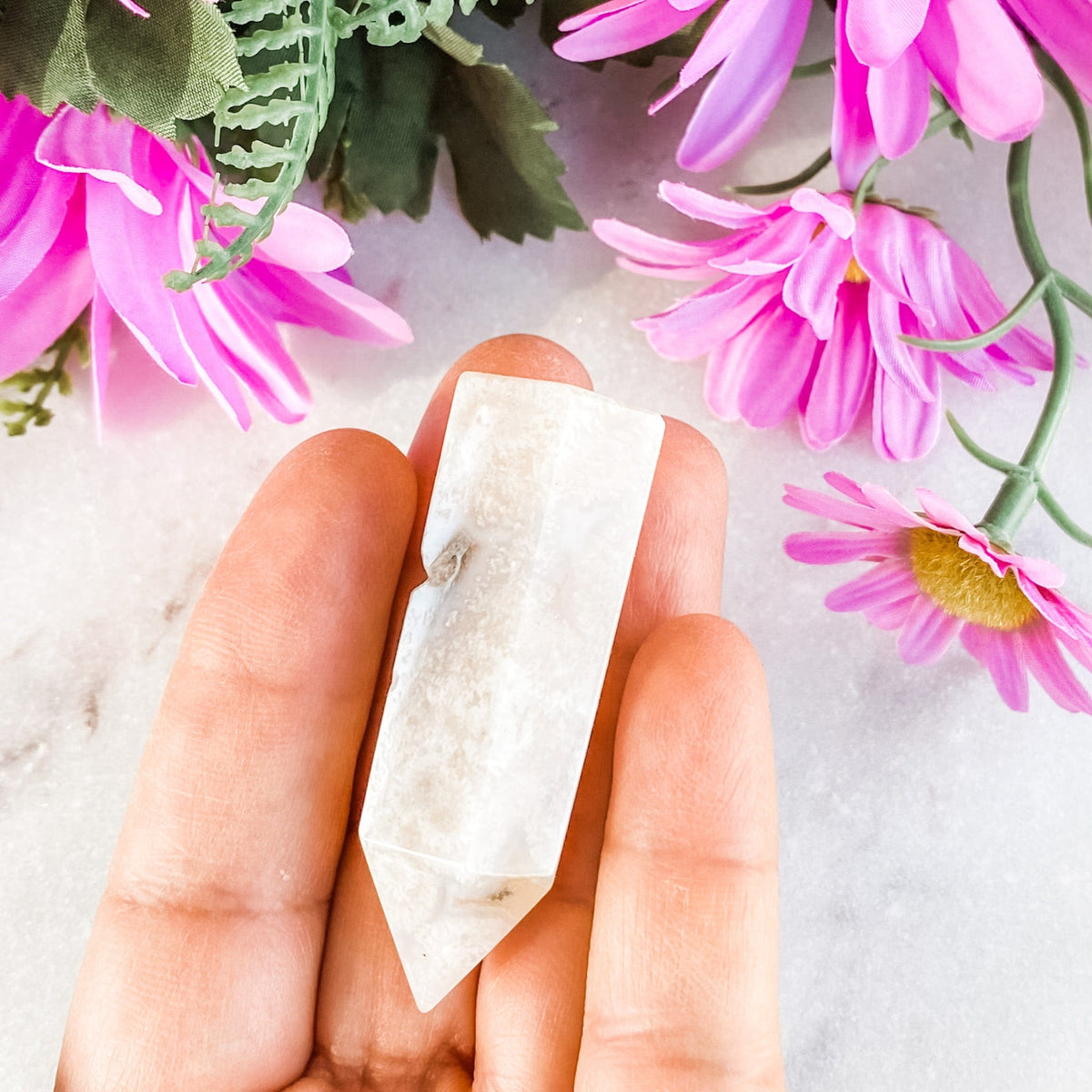 s1653 flower agate crystal mini tower generator point australia. cherry blossom tower australia. gemrox sydney 1