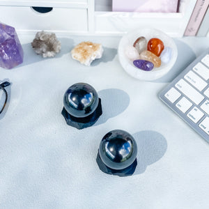 shungite crystal stone sphere emf protection 4cm australia. shungite emf protection stone australia. gemrox sydney 1