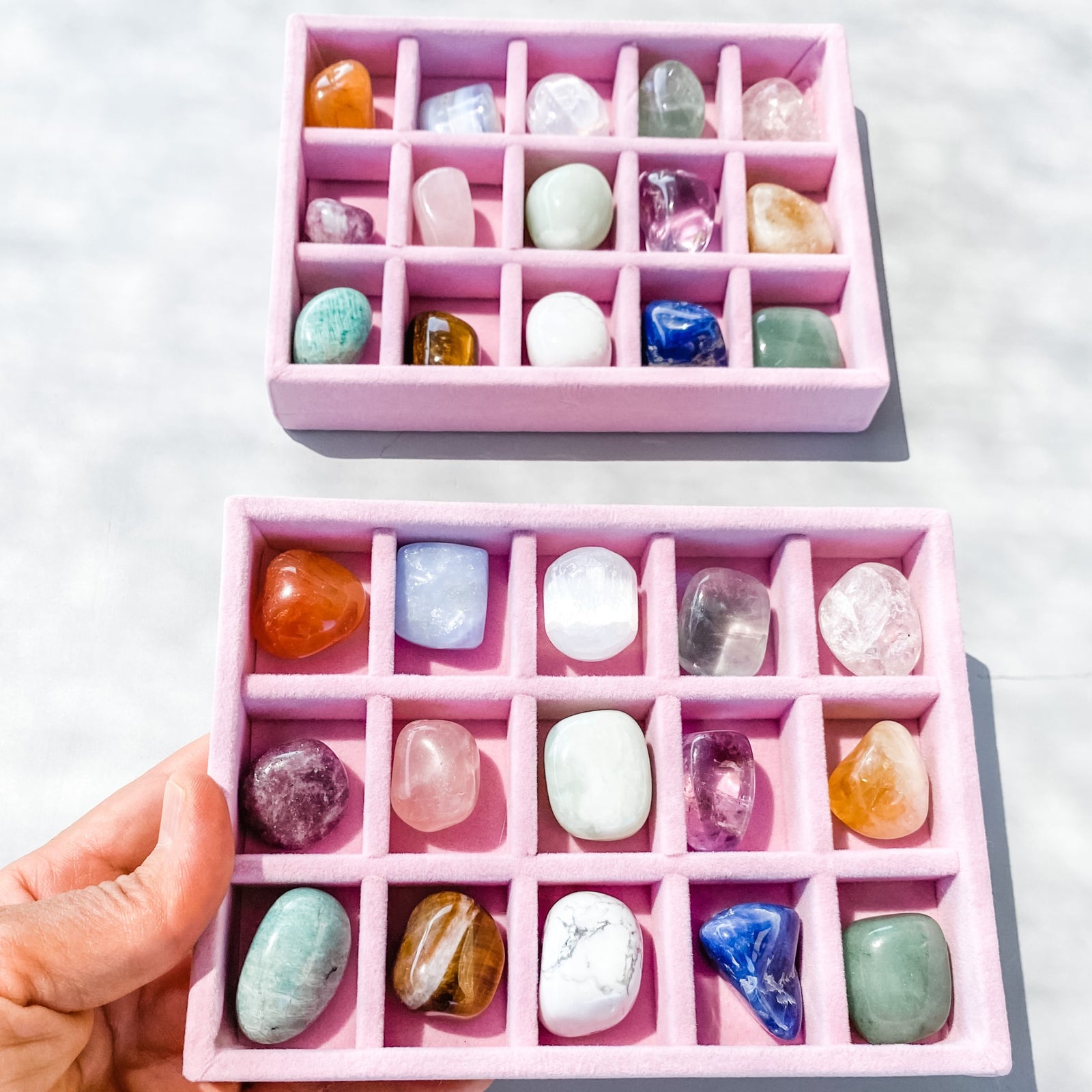 Tumbled stones australia ethically sourced tumbles stones sydney crystal shop sydney tumbled collection of stones set of 15 boxed stones australia chakra healing tumbled stones gemrox sydney collectors set of tumbled stones australia