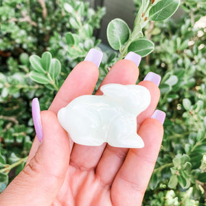 S1183 new green jade crystal easter rabbit carving stone australia.crystals australia.gemrox sydney 1