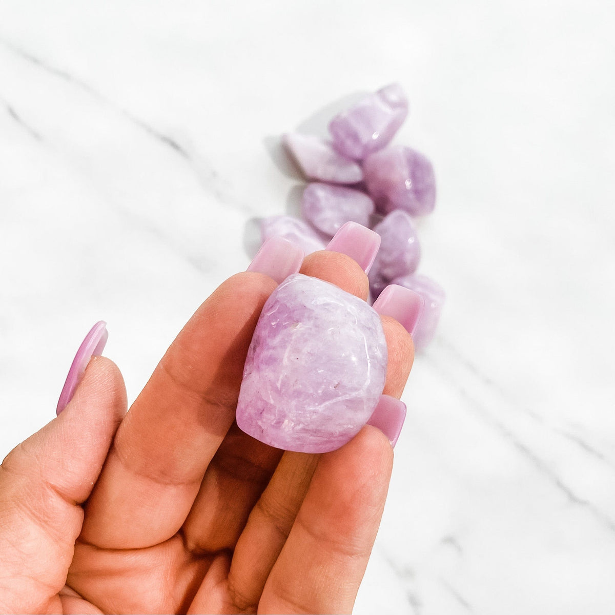 S1188 Kunzite crystals tumbled stones australia.Natural polished kunzite pink lilac tumbled stones australia.Crystals australia.Gemrox sydney 1