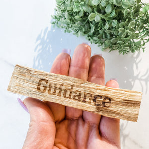 S1262 Palo Santo wood stick with burned wood engraved words australia gemrox sydney 1