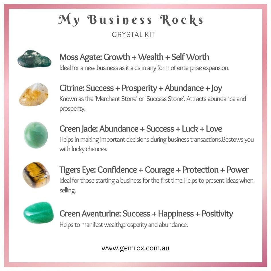 new business success crystal kit australia gemrox sydney