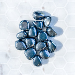 hematite crystal tumbled stone australia