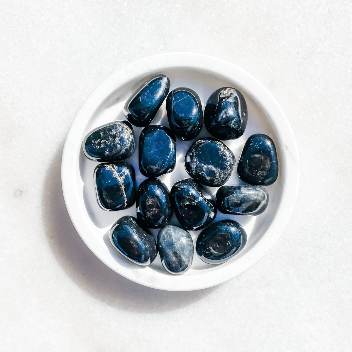 black onyx crystal tumbled stone australia