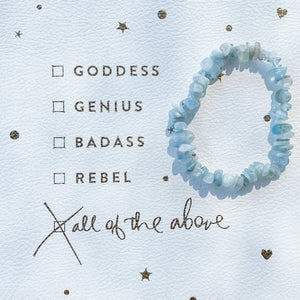 aquamarine crystal chip bracelet australia