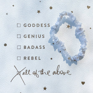 Blue lace agate crystal chip stretch healing bracelet australia