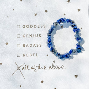 sodalite crystal chip stretch healing bracelet chakra bracelet australia gemrox