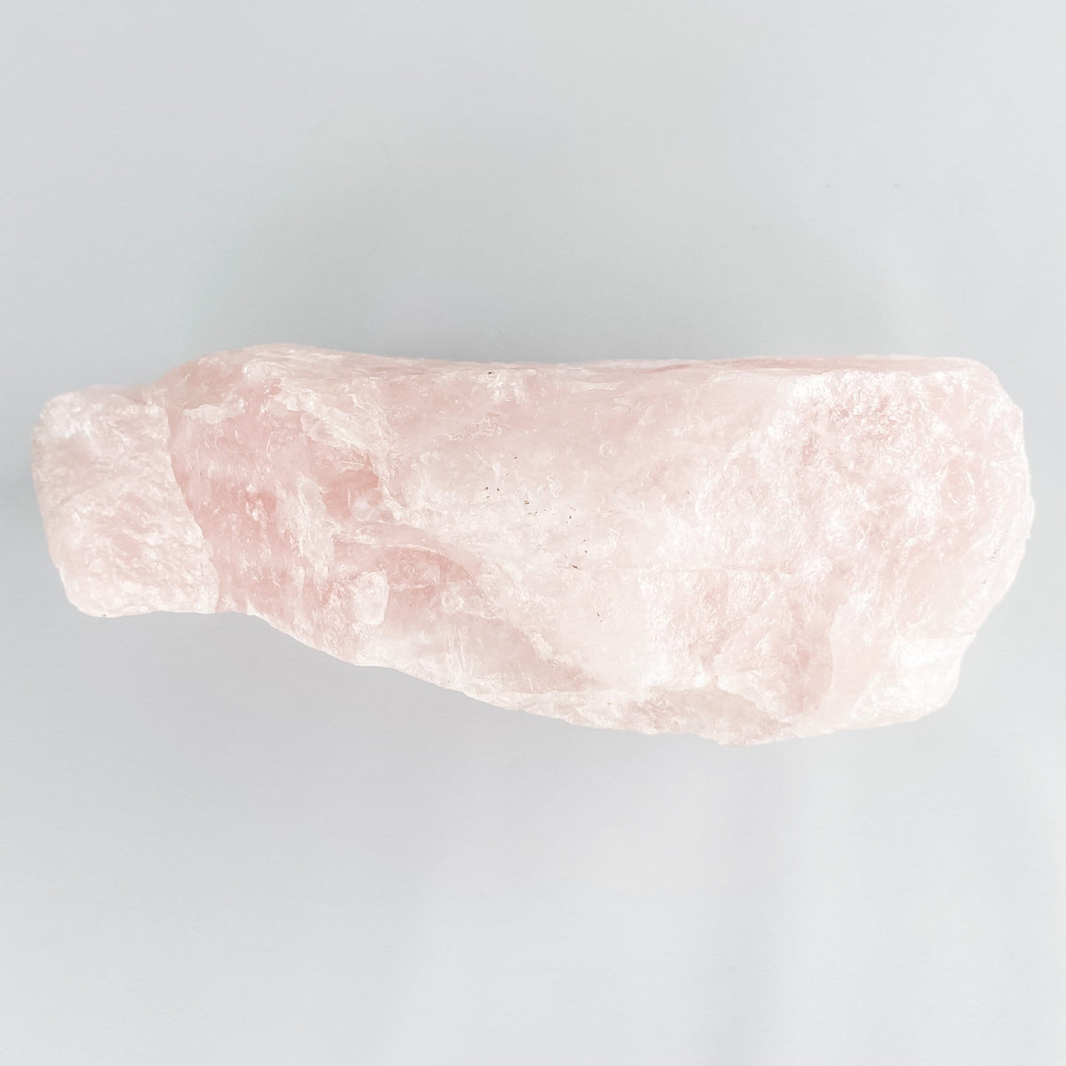 Rose Quartz Raw Rough Stone chunk with stand decor gemrox australia