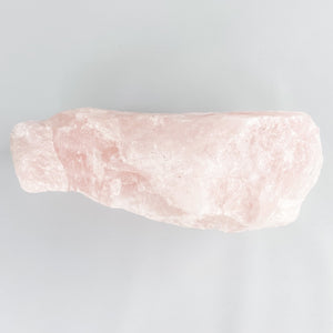 Rose Quartz Raw Rough Stone chunk with stand decor gemrox australia