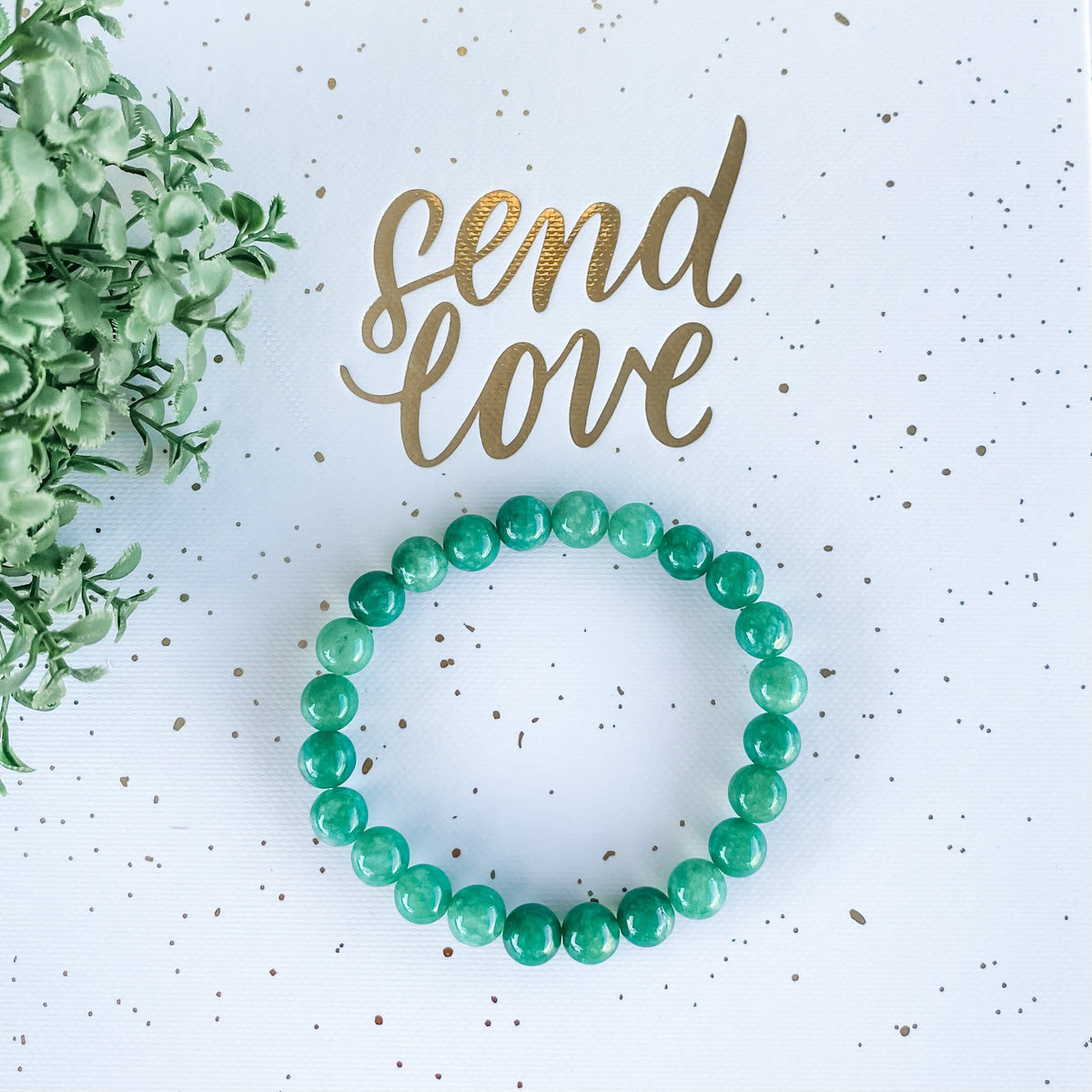 citrine jade green aventurine abundance wealth luck and prosperity bracelet trio set gift