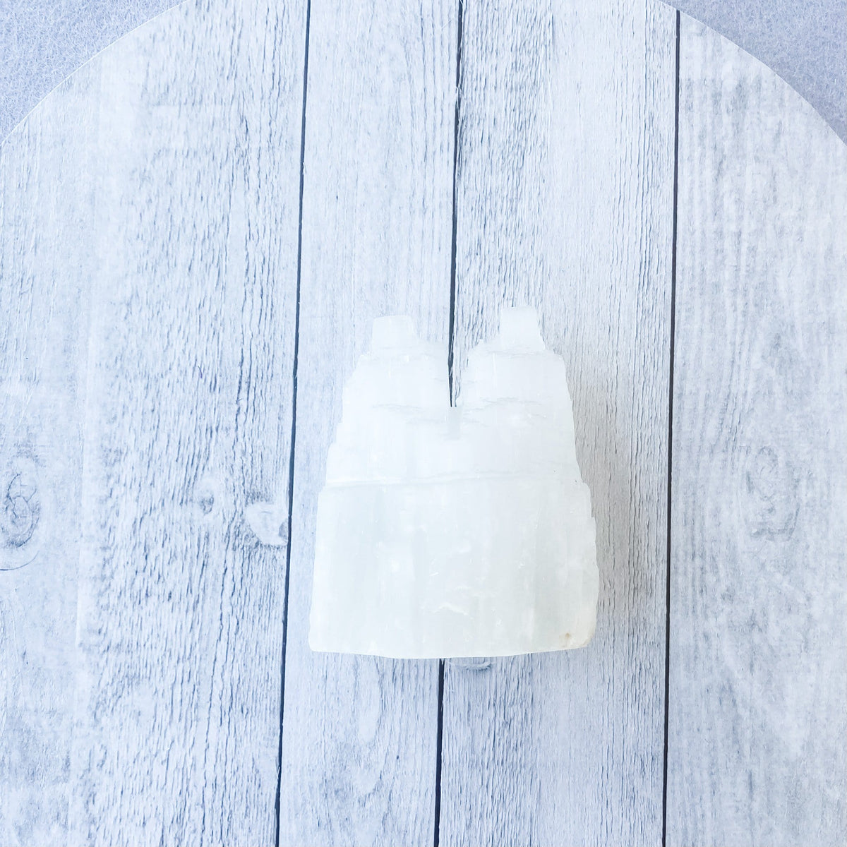 Selenite twin charging tower lamp light gemrox australia