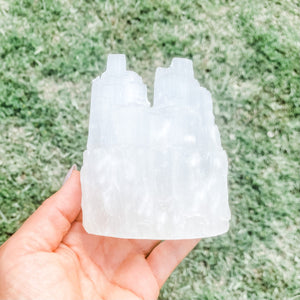 Selenite twin charging tower lamp light gemrox australia