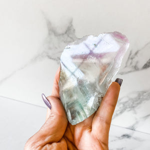 fluorite crystal slab slice gemrox australia