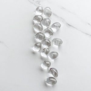 clear quartz crystal tumbled stone gemrox australia