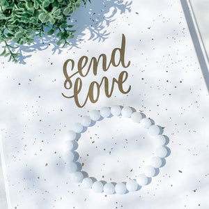 white jade crystal beaded stone stretch healing white bracelet australia gemrox