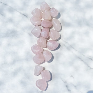 Rose Quartz crystal Tumbled stone gemrox australia.jpg