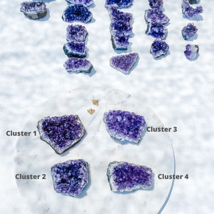 amethyst crystal cluster 10 cm raw stone gemrox australia