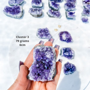 amethyst crystal cluster raw stone 6 cm gemrox australia