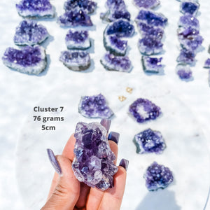 amethyst crystal cluster raw stone 6 cm gemrox australia