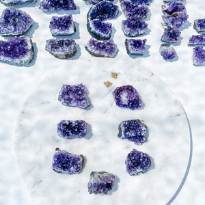 amethyst crystal cluster raw stone 6 cm gemrox australia