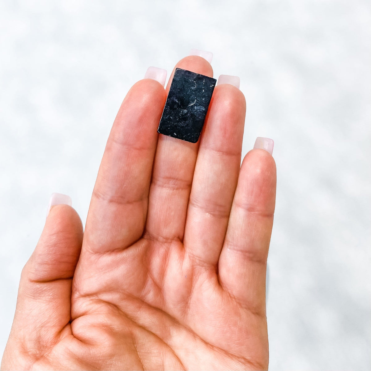 S976 Shungite EMF protection mobile cell phone rectangular plate 1