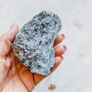 Blue Kyanite Paraiba Crystal Freeform Stone