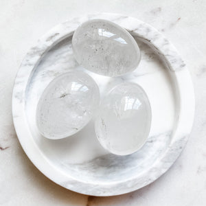 clear quartz crystal healing egg australia