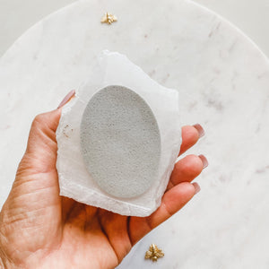 Clear Quartz Crystal Photo Stand/ Holder