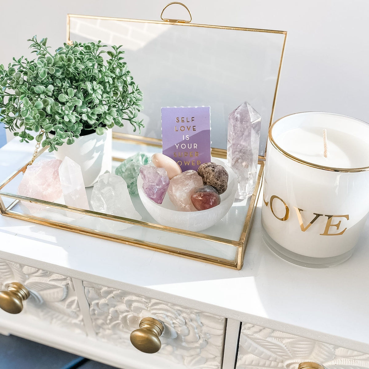 more self love rocks stones rhodonite rhodochrosite moonstone amethyst rose quartz tumbled stone crystal kit australia