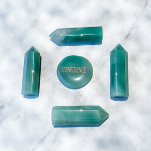 s1001 green aventurine crystal tower generator point 6cm crystals australia gemrox 1