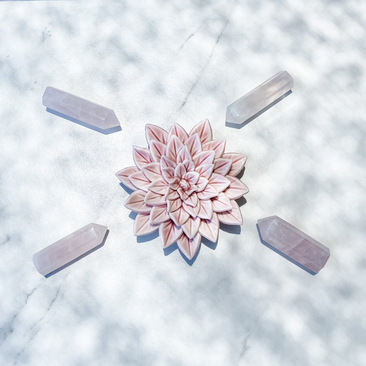 s1002 rose quartz tower generator point 6cm crystals australia gemrox 1