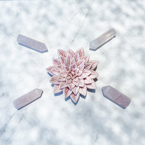 s1002 rose quartz tower generator point 6cm crystals australia gemrox 1