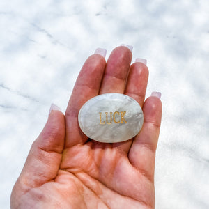 s1012 jade crystal word engraved luck palmstone palm stone meditations stone worry stone crystals australia gemrox 1