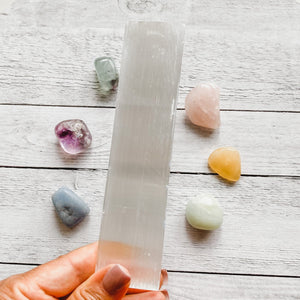 selenite rectangular 16cm charging plate australia