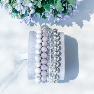 kunzite crystal beaded stone stretch 8mm chakra healing bracelet australia gemrox