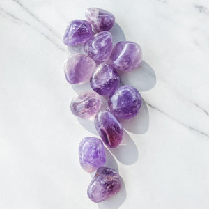 s1057 amethyst crystal tumbled stones tumble large 4cm crystals australia gemrox sydney 1