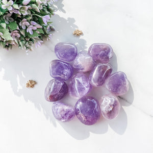 s1057 amethyst crystal tumbled stones tumble large 4cm crystals australia gemrox sydney 1