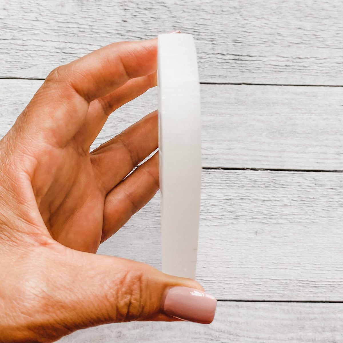 selenite 10cm heart shaped charging plate australia