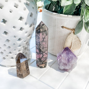 s1171 rhodonite crystal tower generator point australia.natural rhodonite tower australia.crystals australia.gemrox sydney 1