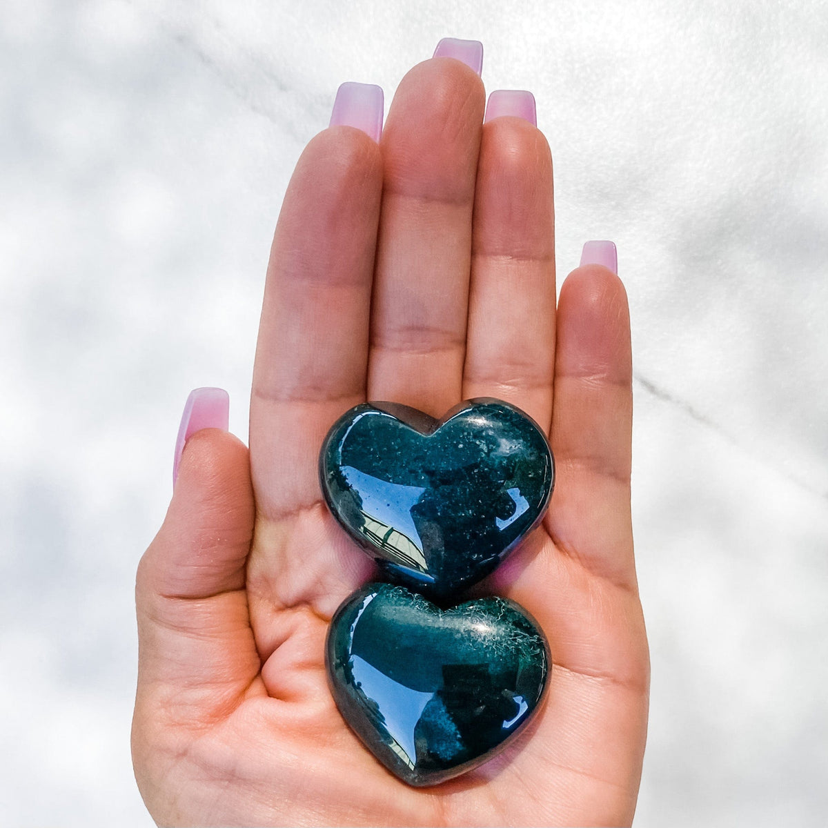 s1182 moss agate crystal puffy heart shaped stone australia .crystals australia gemrox sydney 1