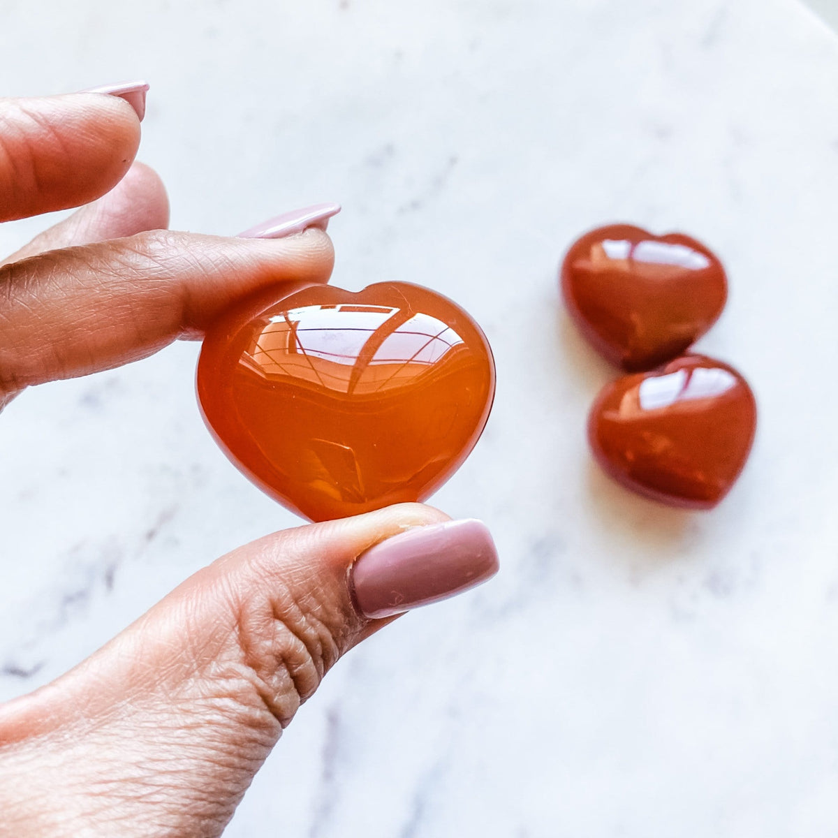 carnelian crystal healing heart stone