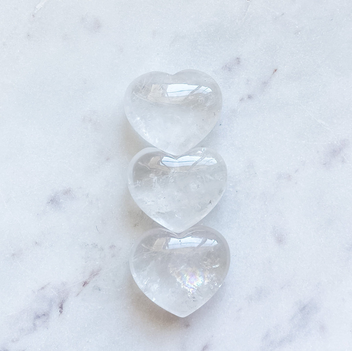 Clear Quartz crystal healing heart australia