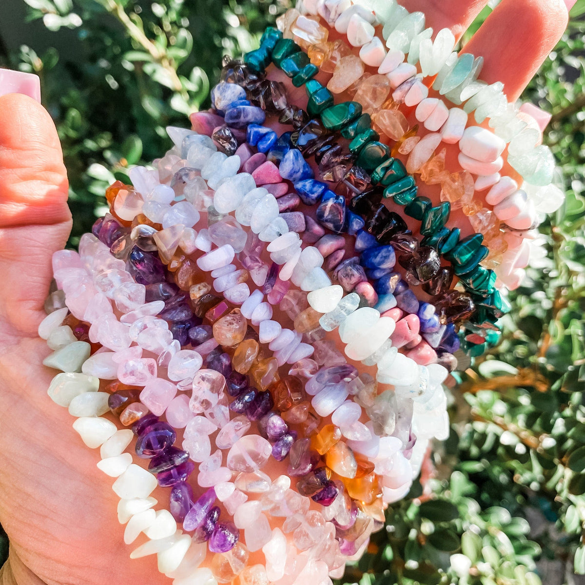 s1234  crystal chip strand necklace australia.crystal chip necklaces australia. crystals australia gemrox sydney 1.jpg