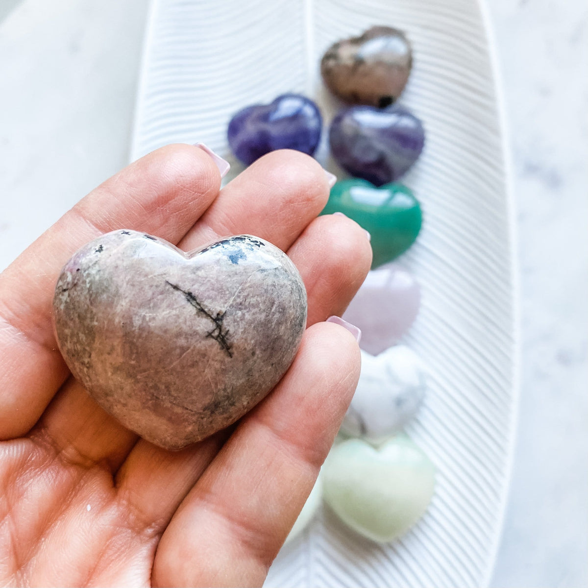 rhodonite crystal healing stone heart australia