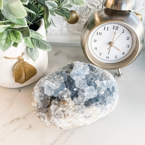 s1244 celestite crystal egg shaped cluster geode australia.crystal blue celestite cluster geode australia.crystals australia gemrox sydney 1